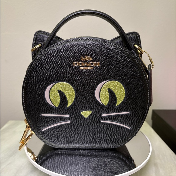 Coach Signature Cat Canteen Crossbody EUC CW467 - Picture 1 of 11